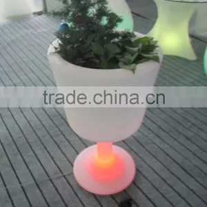 PE Plastic Flowerpot With LED Light YXF-4576A thumbnail-5