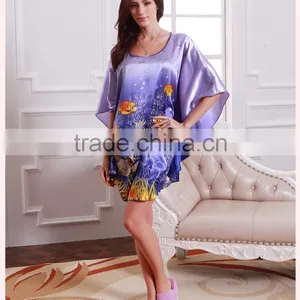 European and American Style Women Pajamas Robe Sleepwear Nightdress thumbnail-2