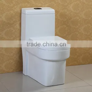 Freestanding Ceramic Siphon Flushing Glazed One Piece WC thumbnail-5