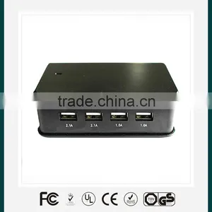 4 Ports Usb Desktop Charger With UL FCC CE Certificates thumbnail-3