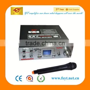 Powerful 12v Booster Amplifier YT-F6 With Karaoke thumbnail-1