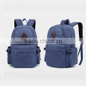Multi-function Canvas Laptop Backpack thumbnail-3