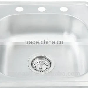 Single Bowl Stainless Steel Kitchen Sink thumbnail-1