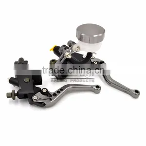 BJ-LS-006 Universal CNC Motorcycle Brake Clutch Lever With Master Cylinder Reservoir thumbnail-3