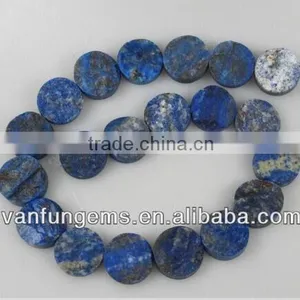 Natural Color Fluorite Rough Coins Beads thumbnail-4