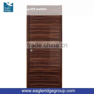 Wooden Doors Design Modern Wood Veneer Interior Flat Door thumbnail-1