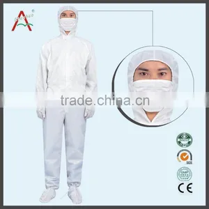 LABY-013-1-1 Pink S/M/L/XL/XXL Esd Washable Coveralls With Cap for Cleanroom Ebola Coverall thumbnail-1