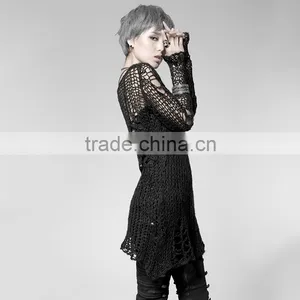 PM-004 Free Size Black Top Brand Girls Broken Pullover Sweater thumbnail-2
