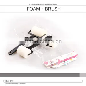 High Quality Free Sample Plastic Handle Foam Brushes thumbnail-5