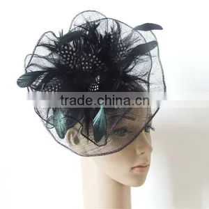 Black Church Fascinator Wholesale thumbnail-1
