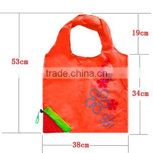 Hogift Lot Several Colors Foldable Strawberry Shopping Bag Wholesale thumbnail-3