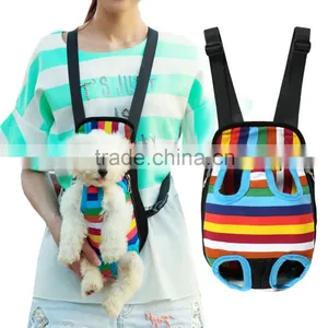 New Carven Pet Front Carrier Bag Dog Cat Striped Travel Bag Backpack AM002229 thumbnail-1