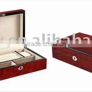High Gloss Wooden Indian Jewellery Box thumbnail-1