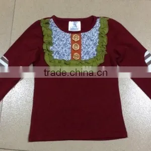 2015 Summer Beautiful Kid Clothing Manufacturer European Cool Girls Kids T-shirts Design thumbnail-3