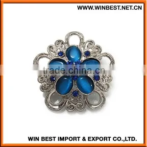 Wholesale China Wedding Flower Brooch, Bulk Rhinestone Brooches,wedding Peacock Brooch thumbnail-1