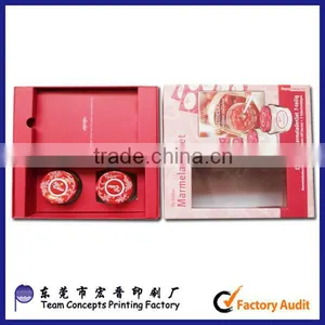 Spice Red Display Box With PVC Window thumbnail-1