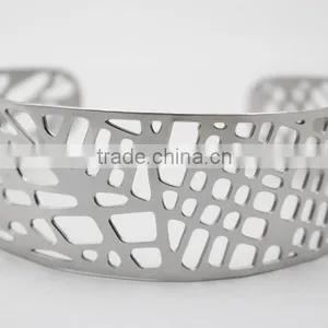 2016 Fashion Cuff Stainless Steel Bangles Bracelets For Children And Teenage thumbnail-5