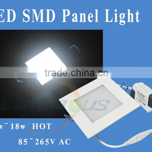 New Products Price Competitive Warm White Dimmable Ultra Thin 180 Degree Square Led Panel Light Ceiling 12w thumbnail-1