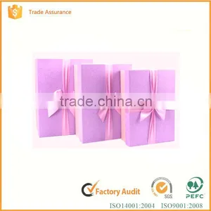 Fashion Design Paper Gift Box With Lid/ribbon/bowknot Elegant Gift Box Supplier's Choice thumbnail-6
