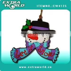 Cartoon Snowman 3d Pvc Pendant thumbnail-1