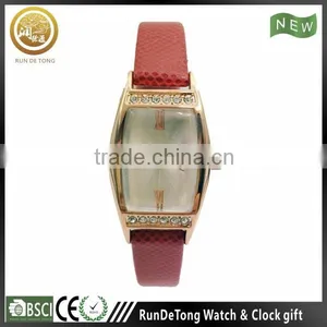 Japan Quartz Movement Girls PU Leather Watch thumbnail-1