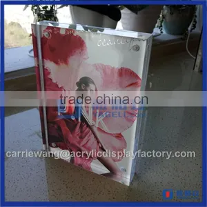 Yageli Factory High Clear Two Side Large Acrylic Cube Photo Frame 2017 thumbnail-6