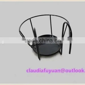 Wrought Iron Hanging Flower Pot Rack thumbnail-4