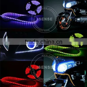 Outdoor &amp; Indoor IP65 Decoration 5M/roll Waterproof Motorcycle Led Strip Light 12v thumbnail-1