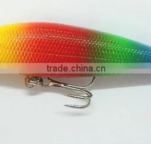 11cm 15.2g Fresh Water Bass Lure Minnow Baits Fake Hard Bait With Size #4 Fishhook MI006 thumbnail-4