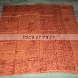 Viscose Hindu God Printed Scarves for Prayers thumbnail-1