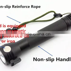 Gift Box-2016 NewTen Functions in One Flashlight,Solar LED Torch With Hammer Campus USB Android Output Car Essential Emmergency thumbnail-3
