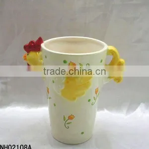 Easter Chicken Ceramic Beer Cup thumbnail-1