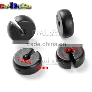 Mini Circular Flat Slider Cord End Lock Stopper For 1.5mm String Rope Sportswear Garment Backpack Accessories #FLS155 thumbnail-1
