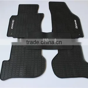 Origional Size Soft Floor Cover Mat With Brand Logo for Skoda Octavia 2007-2009 thumbnail-2