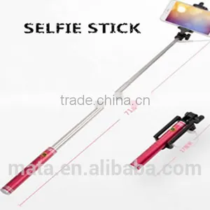 2015 New Products Foldable Wired Selfie Stick With Monopod thumbnail-3