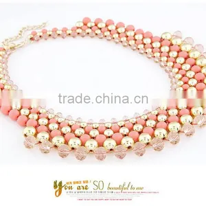 Fashion Jewelry Europe and America Fashion Elegant Shining All-match Crystal and Resin Alloy Charm& Statement Necklace in Stock thumbnail-5