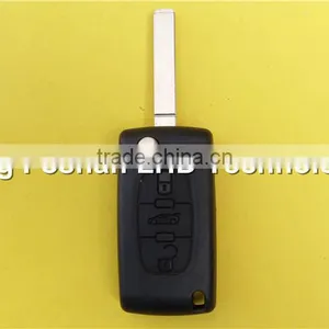 3 Button Flip Key Remote Case Fob Shell for Citroen C4 C5 C6 C8 Xsara Picasso Car Master Key thumbnail-2