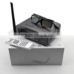 LED Projector 4K 3D High Brightness Home Theater Projector, Portable Projector thumbnail-1