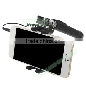 Portable Folding Extendable Selfie Stick With Sync LED Flash Light, Mini Monopod Selfie Stick for Smartphones thumbnail-5