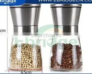 Glass Spice Bottle Grinder/ Pepper and Salt Mill Quality Choice thumbnail-1