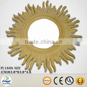 Decorative Accent Resin Sunburst Wall Mirror thumbnail-1
