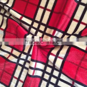 Ripstop Printed Sheen and Elastic Korean Velvet Fabric thumbnail-3