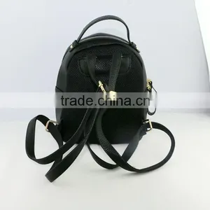 New Arrival Snakeskin Pattern Style Cute Girls Small Fashion Leather Backpack thumbnail-3
