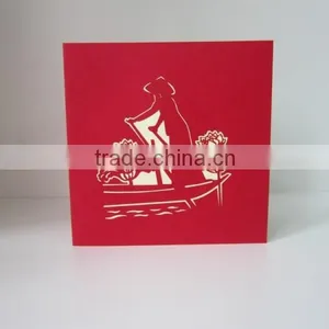 Viet Nam Girl 3d Pop up Greeting Card thumbnail-2
