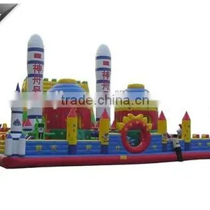 Custom LOGO Print Advertising Inflatable Castle thumbnail-1