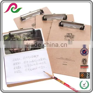 Creative Design A4 Sleeve Clip Handmade Paper Cardboard Tablet File Folder for Business & School thumbnail-2