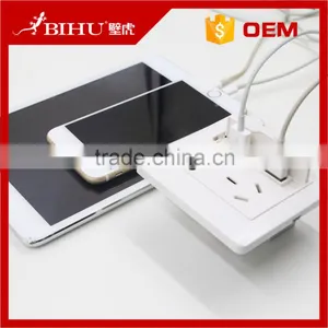 Universal Wall Socket USB Charger 86*86 Socket With 2 USB Outlet thumbnail-1