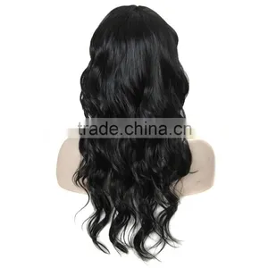 32inch Black Color Synthetic Wig Big Wave Fashion Style Cheap Price thumbnail-2