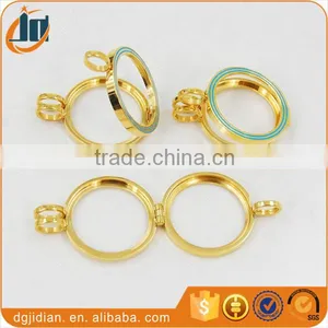Round Pendant Holder/locket With Necklace Jewelry Wholesale thumbnail-3