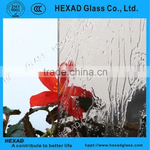 Hexad Figured Glass/ Patterned Glass(Gloria Pattern Glass) With CCC,CE,ISO9001 thumbnail-1